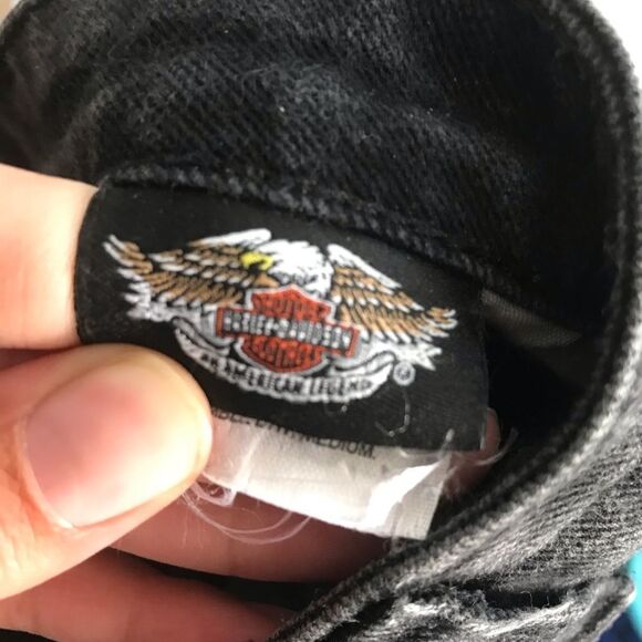 Harley Davidson black bootcut jeans - Picture 4 of 9